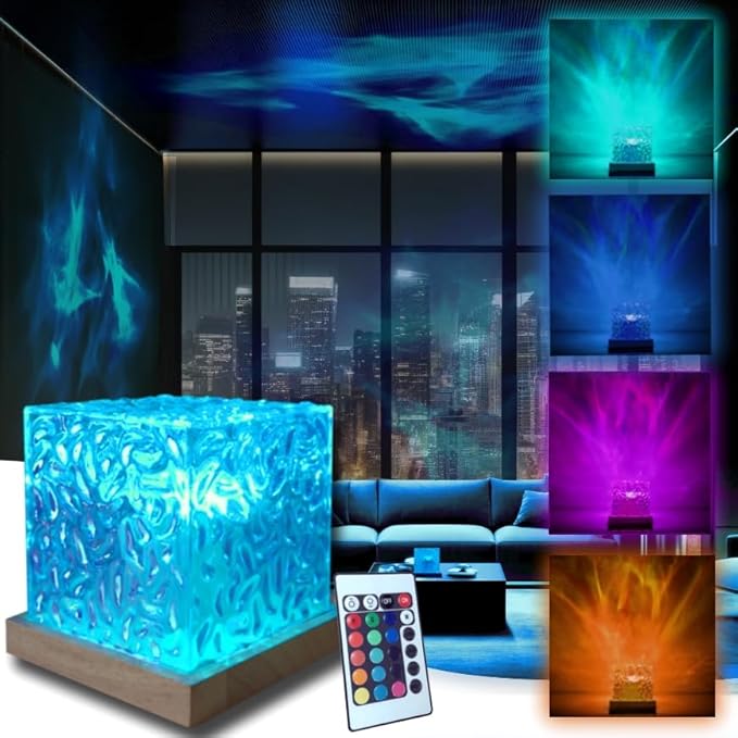 Aurora Glow Lamp β Water Wave Light