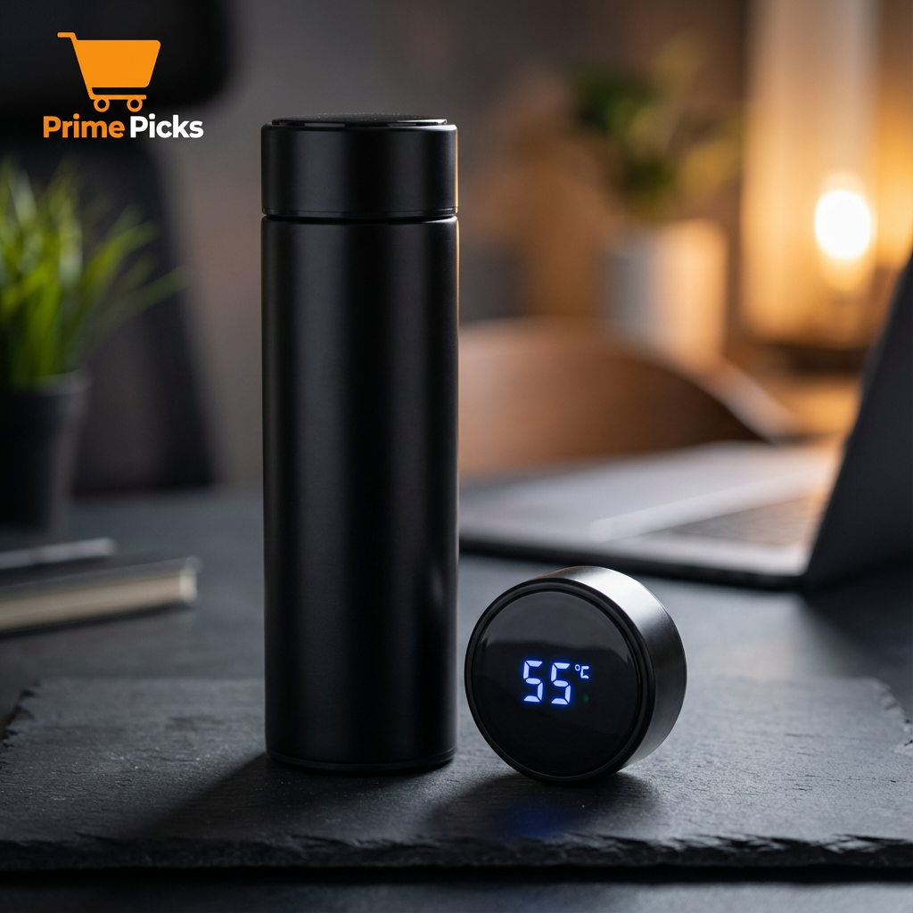 Smart Temperature Bottle - Keeps Drinks Hot and Cold