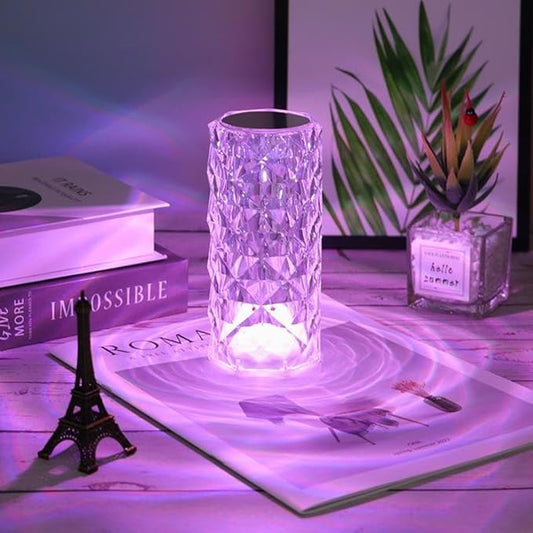 Aurora Crystal Glow Lamp - Crystal Light Wave Effect