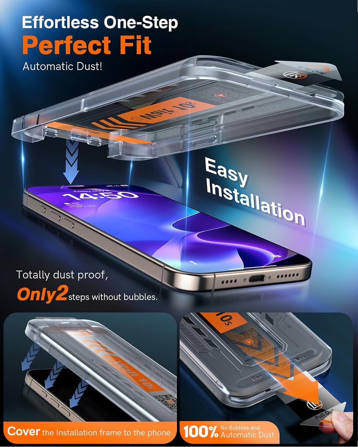 Home installation screen protector